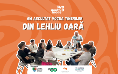 La Lehliu-Gară, tinerii au vorbit despre nevoia de spații și inițiative dedicate lor